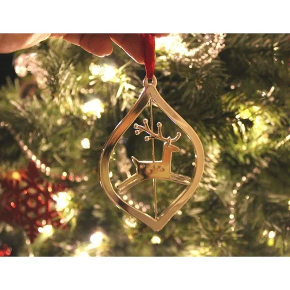NEW - Christmas 5 Piece Spinning Ornaments - Picture 5 of 7